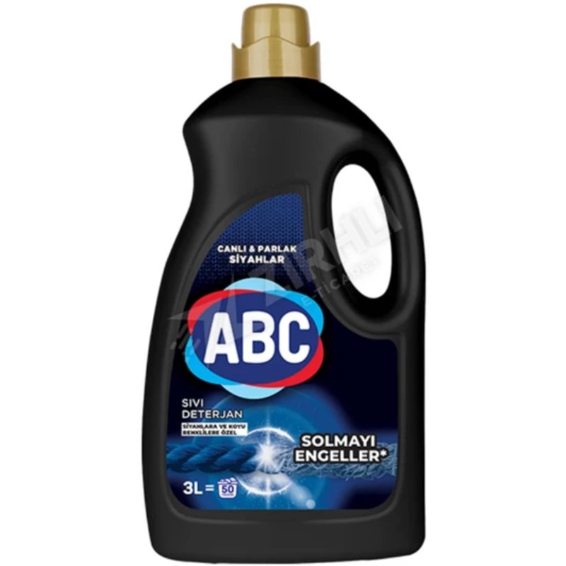 ABC SIVI DETERJAN CANLI / PARLAK SİYAHLAR 3 LT 50 YIKAMA
